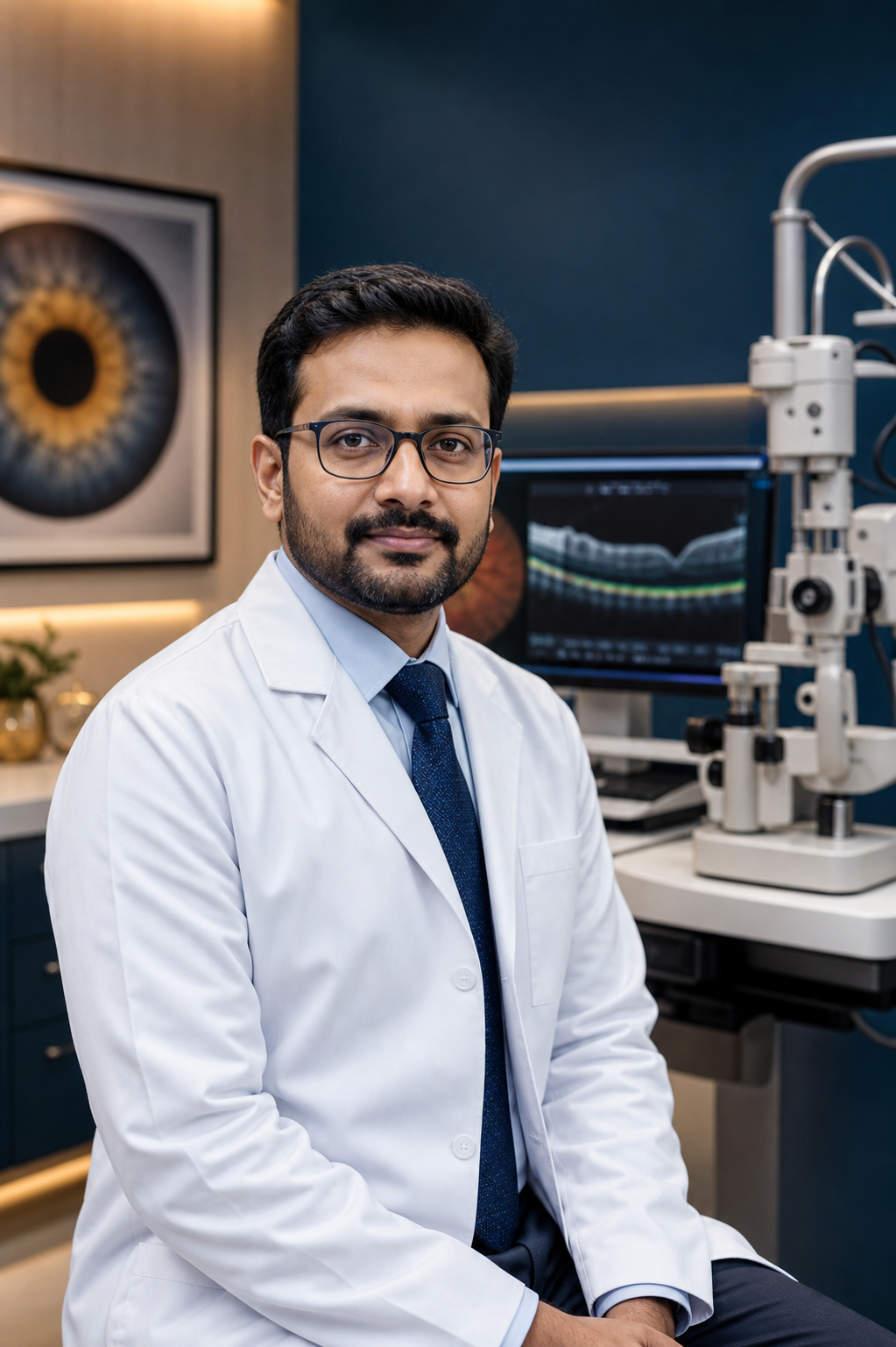Dr. Arjun Rao sample professional portrait